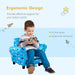 Starry Sky Blue Mini Sofa for Kids with Footrest - Green4Life