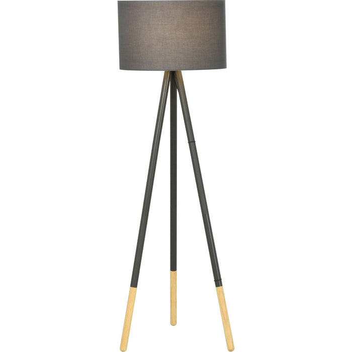 Free Standing Tripod Floor Lamp - Grey & Brown - Green4Life