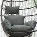 Egg Chair Reaplacement Cushion - Dark Grey - Outsunny - Green4Life