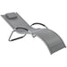 Ergonomic Sun Lounger with Pillow - Grey - Outsunny - Green4Life