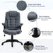 Vinsetto Ergonomic Swivel Chair with Adjustable Height, Reclining and Tilt Function - Dark Grey - Green4Life