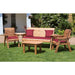 Five Seater Multi Set with Burgundy Cushions - Green4Life