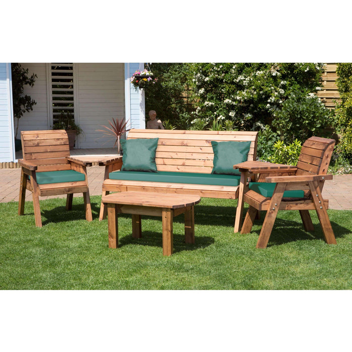 Five Seater Multi Set with Green Cushions - Green4Life