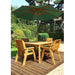 Four Seater Square Table Set Green - Scandinavian Redwood - Green4Life