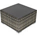 Outsunny Dark Grey Rattan Coffee Table - Green4Life