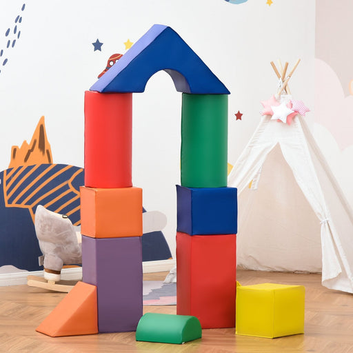 11 Piece Soft Play Blocks Climb & Crawl Set - Green4Life