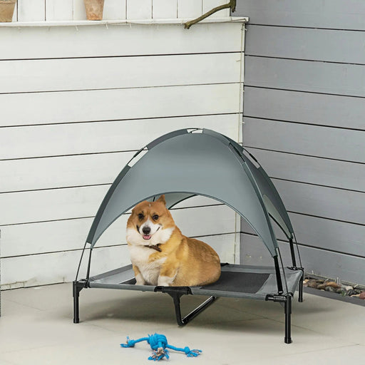 Raised dog bed with canopy clearance