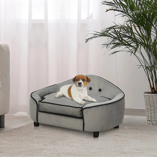 Grey Whisper Pet Sofa – Cosy Pet Lounge - Green4Life