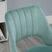 Vinsetto Mid Back Desk Chair with Velvet Fabric - Green - Green4Life