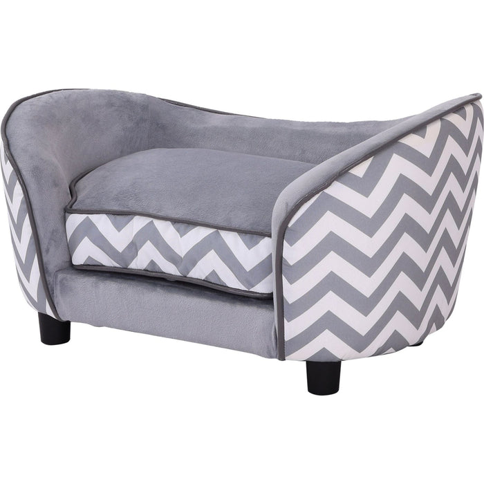 Mini Grey XS Pet Sofa Bed – Plush Comfort - Green4Life