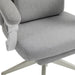 Vinsetto Office Chair with Manual Footrest & 2 Pillows - Grey - Green4Life