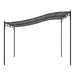 Outsunny 4x3m Metal Pergola with Grey Canopy - Green4Life