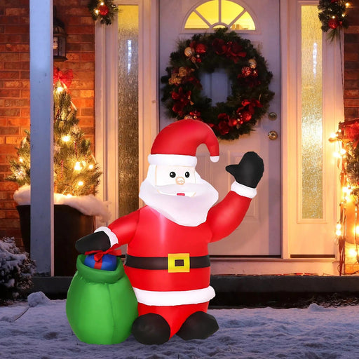 120cm Inflatable Christmas Santa Claus - Green4Life