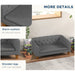 Modern Grey Elevated Pet Sofa – Small to Medium - Green4Life