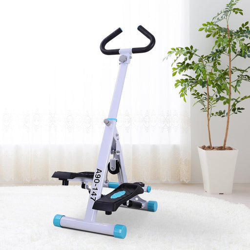 Foldable & Height Adjustable Stepper - White/Blue - Green4Life