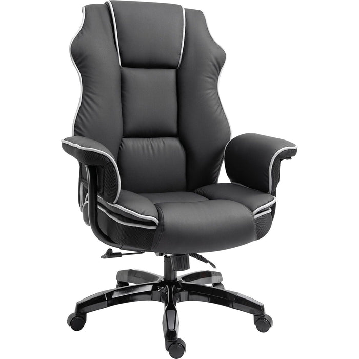 Vinsetto PU Upholstered Recliner Office Chair - Black - Green4Life