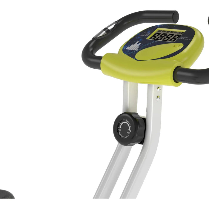 Resistance Exercise Bike with LCD Display - Yellow - Green4Life