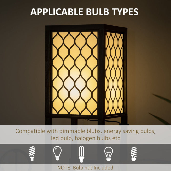 Dual Light Floor Lamp with Shelf - Green4Life