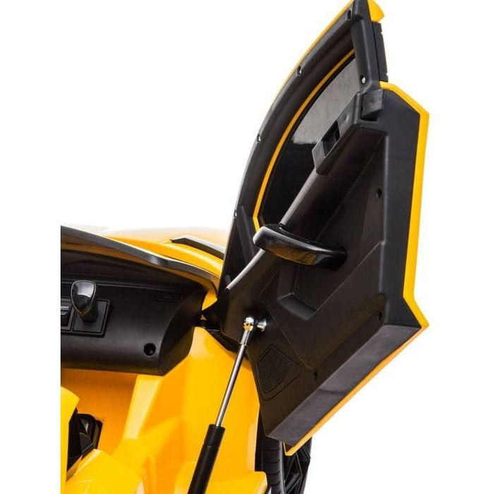 Lamborghini SVJ Kids Electric Ride On Car 12V Battery-powered with Parental Remote Control - Yellow - Green4Life