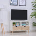 TV Stand Cabinet with Shelf & Drawers for TVs up to 42" - Beige/White - Green4Life