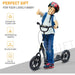 Kids Scooter with 12" Wheels - Black - Green4Life