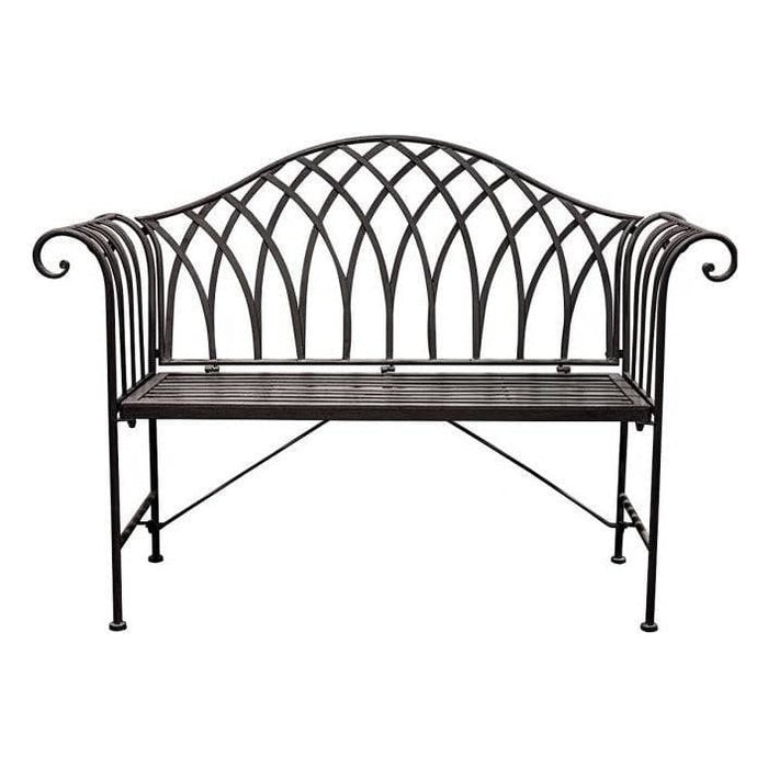 Marquise Outdoor Bench Noir - Green4Life