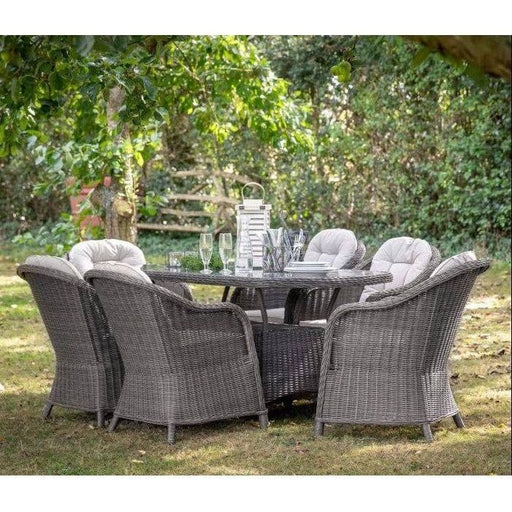 Mayfair 6 Seater Dining Set Grey (Former Fior) - Green4Life