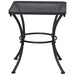 Metal Square Outdoor Bistro Table - Black - Outsunny - Green4Life