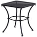 Metal Square Outdoor Bistro Table - Black - Outsunny - Green4Life