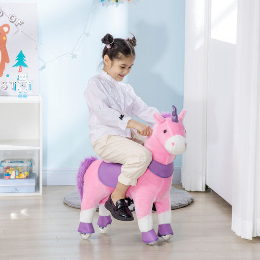 Kids Ride-On Unicorn with Wheels - Pink - Green4Life