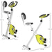 Resistance Exercise Bike with LCD Display - Yellow - Green4Life