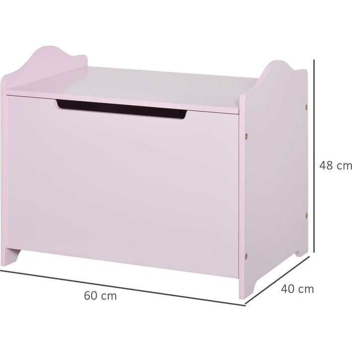 Bubblegum Pink Toy Chest for Playroom - Green4Life