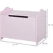 Bubblegum Pink Toy Chest for Playroom - Green4Life