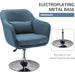 Swivel Accent Armchair with Adjustable Height - Blue - Green4Life