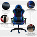 Vinsetto Reclining Gaming Chair with RGB LED Light - Black/Blue - Green4Life