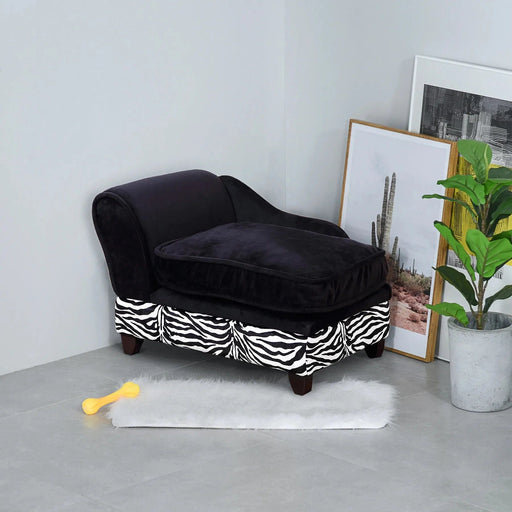Cosy XS Pet Sofa with Storage – Black - Green4Life