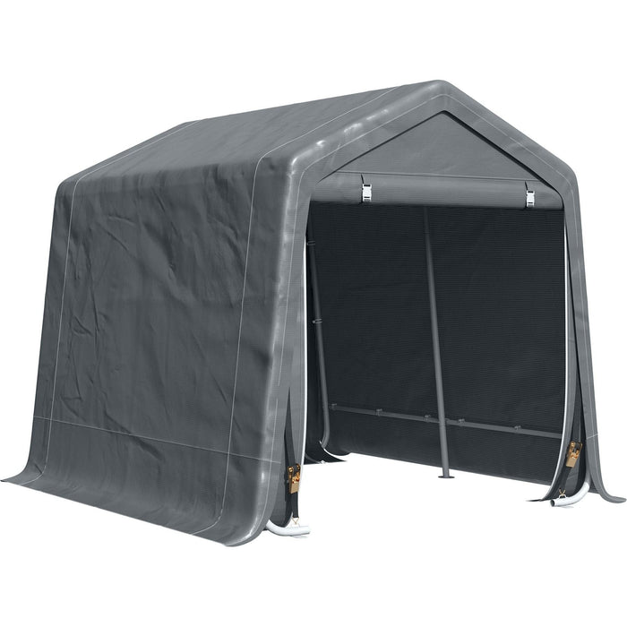 Outsunny Dark Grey Garden Storage Tent - Green4Life