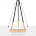 Free Standing Tripod Floor Lamp - Grey & Brown - Green4Life