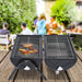 Portable Charcoal BBQ Grill - Black - Outsunny - Green4Life