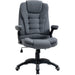 Vinsetto Ergonomic Swivel Chair with Adjustable Height, Reclining and Tilt Function - Dark Grey - Green4Life