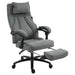 Vinsetto Office Chair with 2-Point Massage Function - Grey - Green4Life