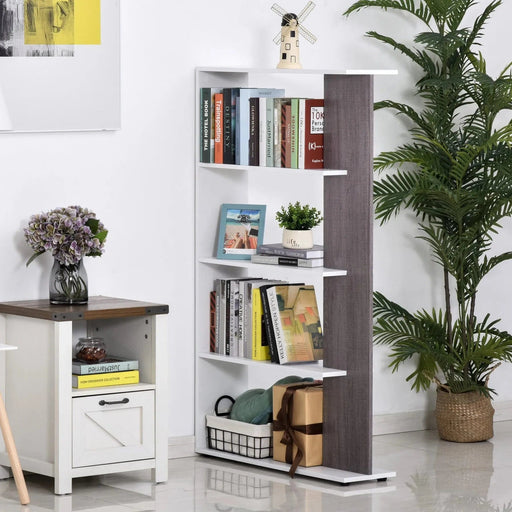 4-Tier Bookshelf - Grey/White - Green4Life