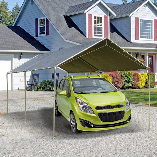 Outsunny 3x6m Heavy Duty Grey Open Canopy and Carport Tent - Green4Life