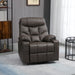 Faux Leather Reclining Armchair - Brown - Green4Life