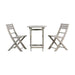 Ravello 2 Seater Bistro Set Whitewash (Former Rezay) - Green4Life