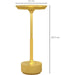 Sleek Gold-Tone Wireless LED Desk Lamp, Touch-Controlled, Rechargeable for Versatile Use - Green4Life