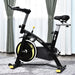 Steel Flywheel Exercise Bike - Black/Yellow - Green4Life