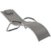 Ergonomic Sun Lounger with Pillow - Khaki - Outsunny - Green4Life