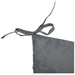 Set of 2 Garden Chair Cushions with Ties 50W x 98L cm - Dark Grey - Outsunny - Green4Life