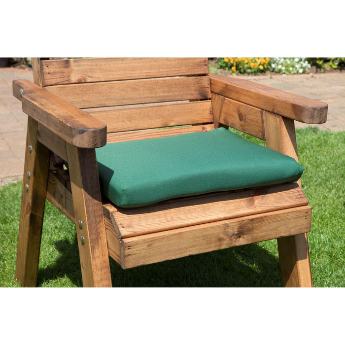 Six Seater Table Set Green - Scandinavian Redwood - Green4Life